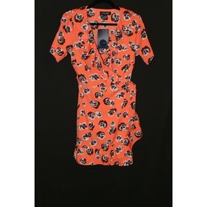 NWT Coral Side Tie Dress